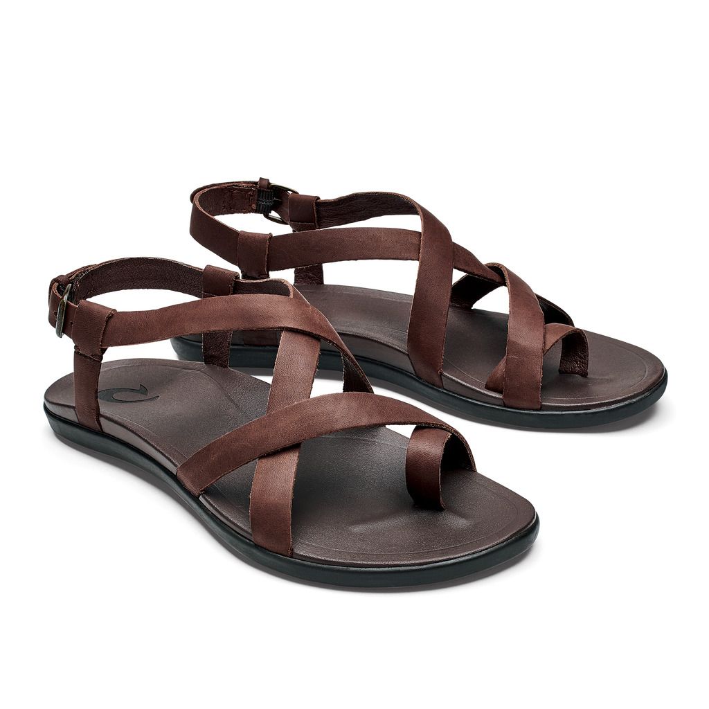 Olukai Women's Upena Sandal - Kona Coffee US365-894